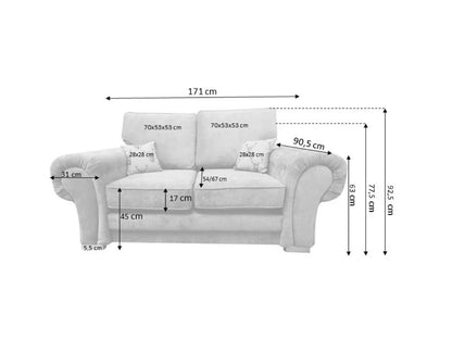 Verona 3+2 Seater Sofa Set