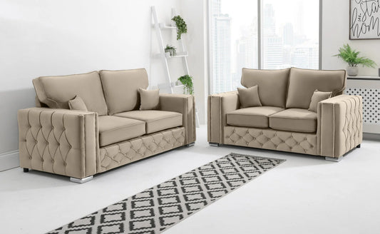 Alaska 3+2 Fullback Sofa in Cream