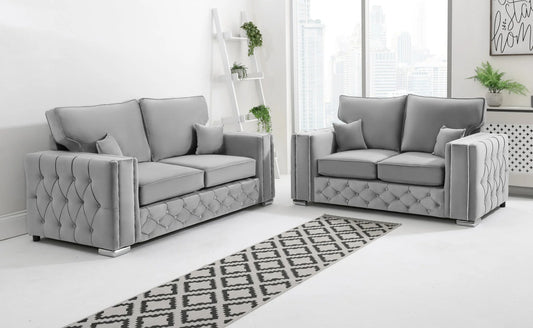 Alaska 3+2 Fullback Sofa in Grey