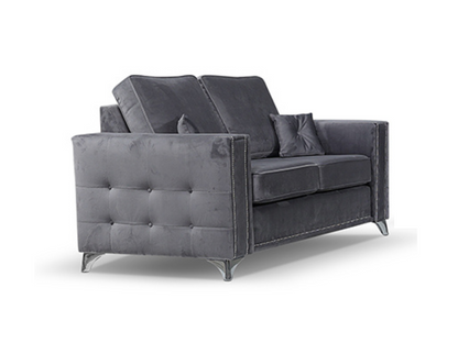 Alaska 2-Seater Sofa – Compact Plush Velvet Sofa for Comfort and Style