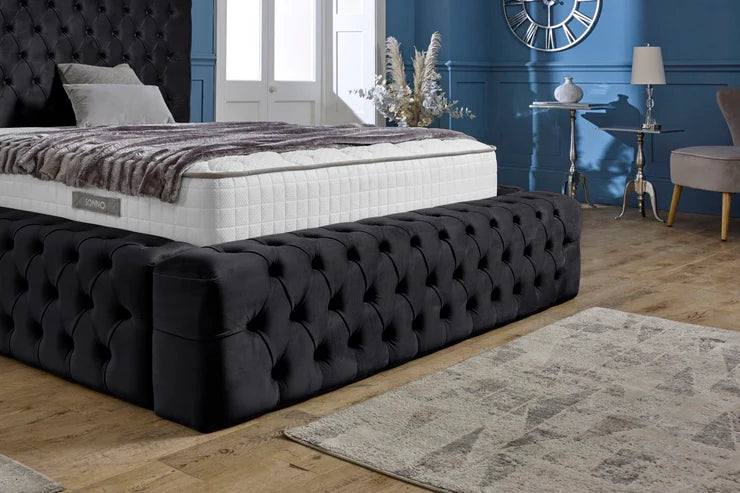 Ambassador Chenille Bed – Luxurious Upholstered Bed Frame for Modern Bedrooms