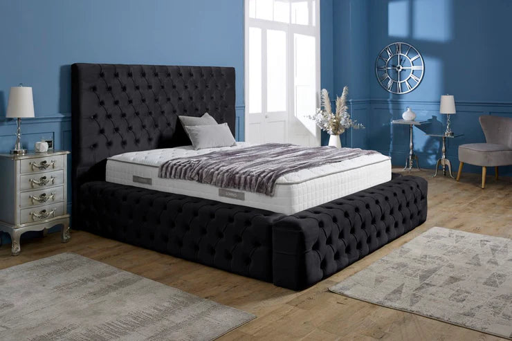 Ambassador Chenille Bed – Luxurious Upholstered Bed Frame for Modern Bedrooms