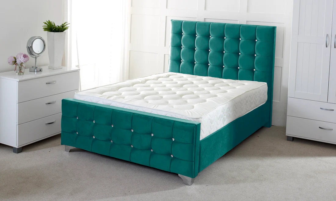 Cube Bed In Chenille