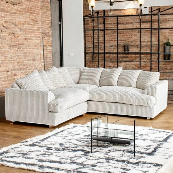 Ferguson Jumbo Cord Corner Sofa – Cozy and Stylish for Modern Homes