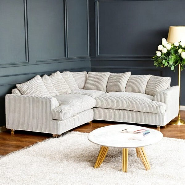 Ferguson Jumbo Cord Corner Sofa – Cozy and Stylish for Modern Homes