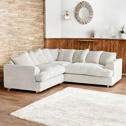 Ferguson Jumbo Cord Corner Sofa – Cozy and Stylish for Modern Homes