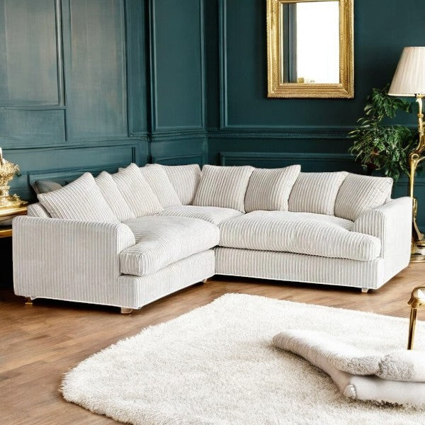 Ferguson Jumbo Cord Corner Sofa – Cozy and Stylish for Modern Homes