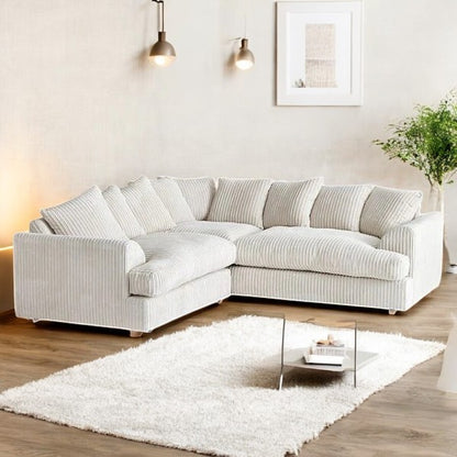 Ferguson Jumbo Cord Corner Sofa – Cozy and Stylish for Modern Homes