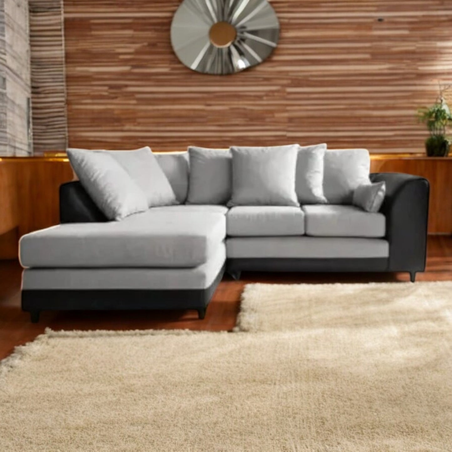 Dylan Chenille Corner Sofa – Stylish Comfort for Modern Living Spaces