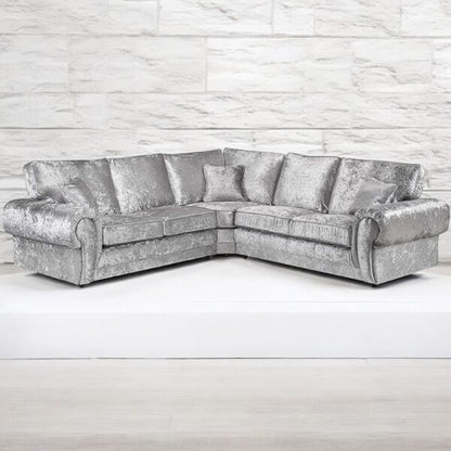 Tango Crushed Velvet Corner Sofa – Luxurious Style & Comfort