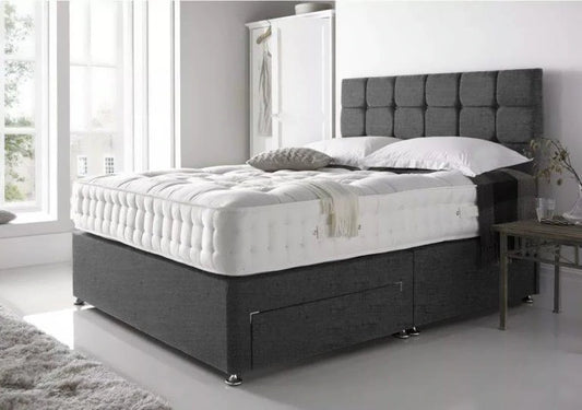 Divan Bed In Chenille