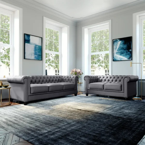 Chesterfield 3+2 Seater Sofa Set